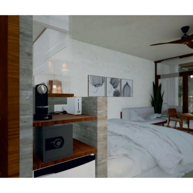 Hotel rooms at Avhyay resort — hospitality interior design by Bricolage Bombay (view 14)