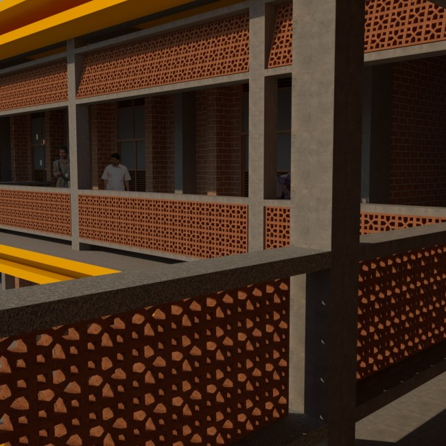 Bricolage Bombay - 01_uPPER PASSAGE.Denoiser - Architecture Interior Design